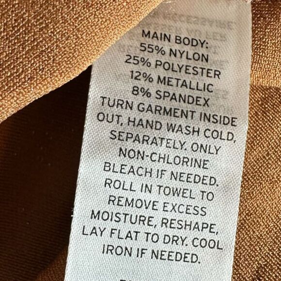 NWOT Halogen Brown Glittery Dress size XL - Picture 7 of 7